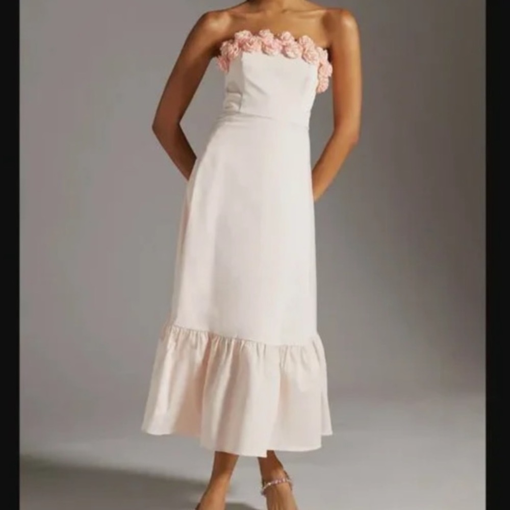 Hutch Floral Hem Maxi Dress Size 8 US NWT